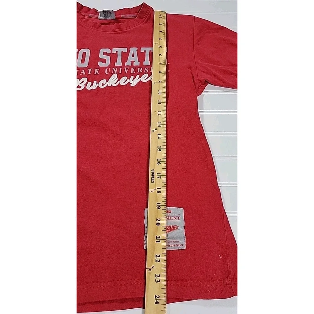 Ohio‎ State Buckeyes Youth Boys X-Large (20) RED T SHIRT COLOSSEUM ATHLETICS
